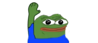✋ Pepe the Frog pepe, rana, meme, internet, triste telegram sticker