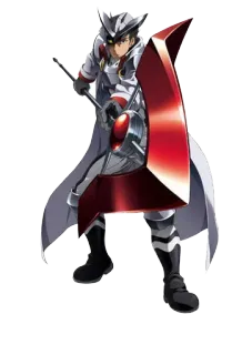 💪 Anime, Fantasy, Wapen, Schild, Held telegram sticker