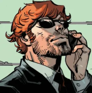 🕶 Matt Murdock Draufgänger, Marvel, Comic, Figur, Anwalt, Superheld telegram sticker