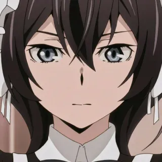🥡 Anime, Manga, Karakter, Pelayan, Wanita telegram sticker