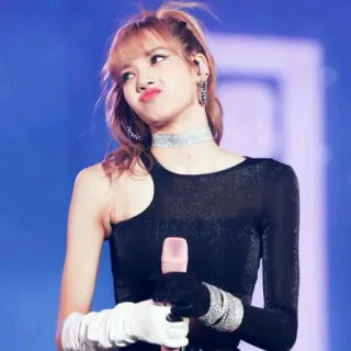 ☹️ Lisa kpop, cantante, idol, lisa, blackpink, musica telegram sticker