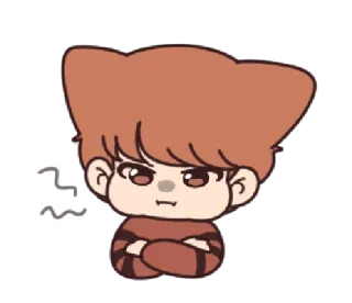 😡 cartoon, angry, character, cute, sticker telegram sticker