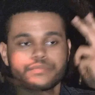 🎤 The Weeknd Sänger, The Weeknd, Musiker, Promi whatsapp sticker