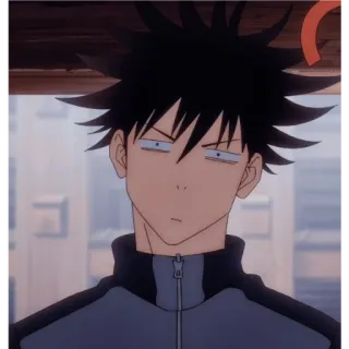 🙂 Megumi Fushiguro Jujutsu Kaisen Anime, Manga, Megumi Fushiguro, Jujutsu Kaisen, Personaje, Enojado whatsapp sticker