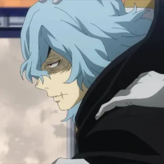 😒 Tomura Shigaraki My Hero Academia アニメ, 悪役, マンガ, 死柄木, 弔 telegram sticker