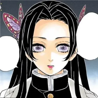 🙂 Kanae Kocho Demon Slayer anime, demon slayer, kanae kocho, manga, butterfly, character, hashira telegram sticker