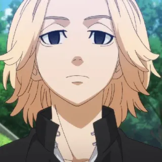 😐 Manjiro Sano Tokyo Revengers Manjiro Sano, Mikey, Tokyo Revengers, Anime, Personaje, pelo rubio telegram sticker