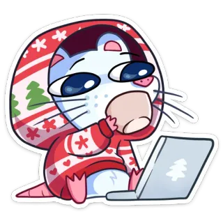 Снежная Нутри :: @stickroom whatsapp stickers