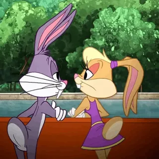 🥕 Bugs Bunny dibujos animados, conejo, personajes, animación, Looney Tunes telegram sticker