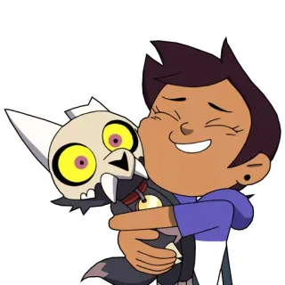 😆 Luz Noceda The Owl House Kartun, Animasi, Peluk, Lucu, Persahabatan telegram sticker
