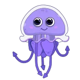 Jellyfish Toni telegram stickers