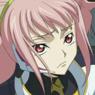 🔗 Anime, Mangá, Personagem, Cabelo rosa, Garota anime telegram sticker