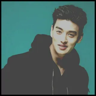 🃏 man, portrait, hoodie, asian, handsome, actor whatsapp sticker