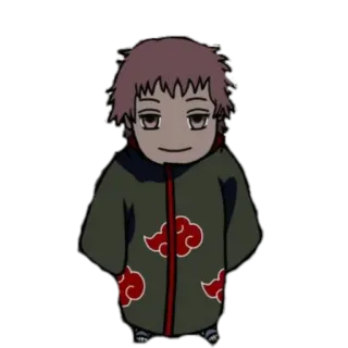 Мини Акацуки telegram stickers