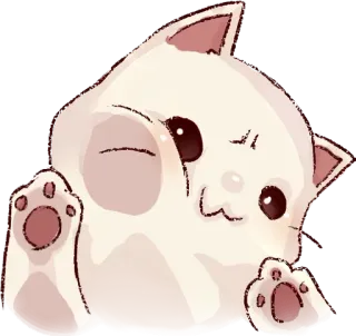 ✨ Katze, Tier, süß, Stinkefinger, beleidigend, lustig, Kätzchen telegram sticker