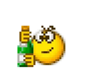 🍾 이모티콘, 음주, 축하, 병, 파티 whatsapp sticker