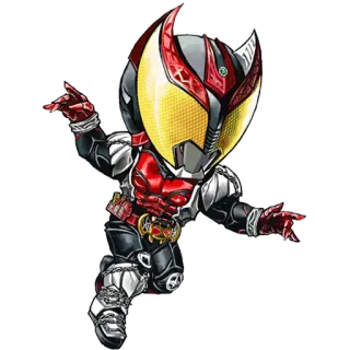 🦇 Kamen Rider, anime, chibi, superhero, mascot telegram sticker