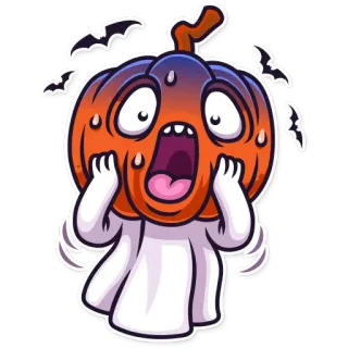 Halloween Ghost telegram stickers