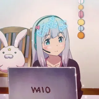 Cute Waifus💗 | @Anime_Gaming_chat_global whatsapp stickers