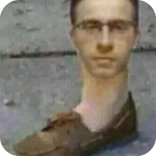 🫥 Edward Norton The Incredible Hulk Edward Norton, shoe, meme, surreal, funny, face telegram sticker