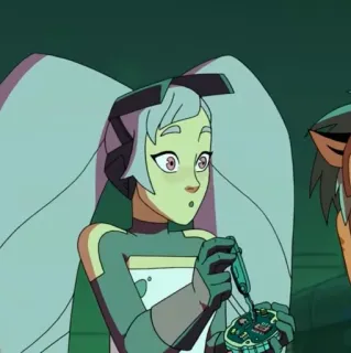 🛠 Entrapta She-Ra and the Princesses of Power cartoon, animated, She-Ra, Entrapta, princess, science telegram sticker