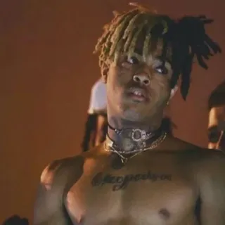 😕 XXXTentacion musicien, rappeur, célébrité, portrait telegram sticker