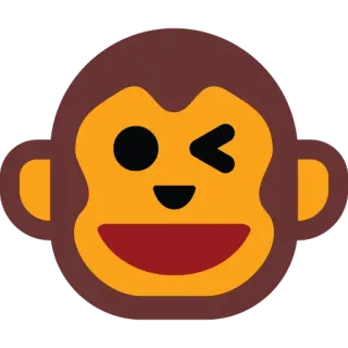 🙊 monkey, emoji, wink, animal, cute telegram sticker