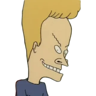 😬 Beavis Beavis and Butt-Head cartoon, comedy, beavis and butthead, beavis, teen telegram sticker