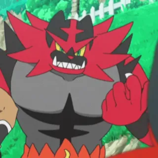 😈 Incineroar Pokemon pokemon, incineroar, fire type, monster, animal telegram sticker