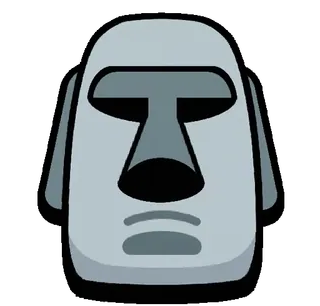🗿 Moái, Isla de Pascua, Estatua, Piedra, Antiguo, Figura, Monumento whatsapp sticker