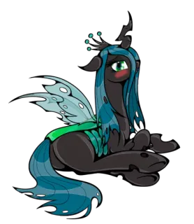 😳 Queen Chrysalis My Little Pony Rainha Chrysalis, MLP, My Little Pony, Desenho animado, Pônei, Fofo, Fanart whatsapp sticker