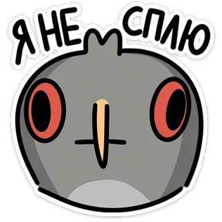 Сова Вова от @TgSticker telegram stickers