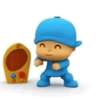 ☀️ Pocoyo мультфильм, Pocoyo, ребенок, анимация, телешоу telegram sticker