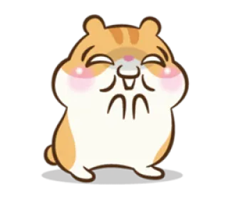 ☺️ 仓鼠, 可爱, 动物, 快乐, 卡通 telegram sticker