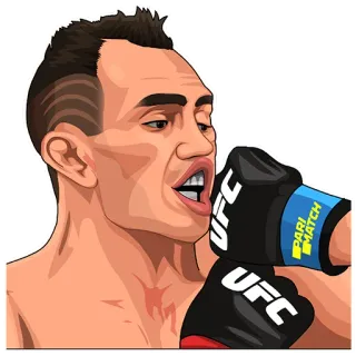 PARIMATCH + UFC telegram stickers