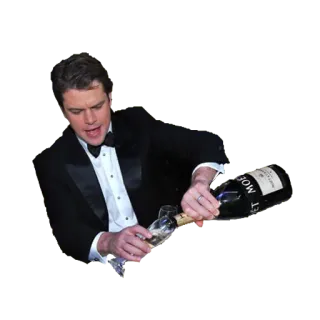 Matt Damon @stickersb2b telegram stickers