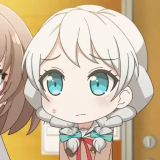 🫣 Anime, Chibi, Süß, Charakter, Mädchen whatsapp sticker