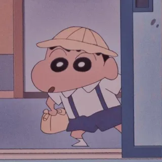 🍠 Shin-chan Nohara Crayon Shin-chan Kartun, Anime, Shin-chan, Kotak makan siang, Karakter telegram sticker