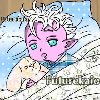 😪 малыш, сон, милый, кролик, мультфильм telegram sticker