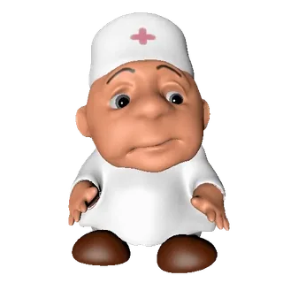 👨⚕️ verpleegkundige, dokter, gezondheidszorg, medisch, cartoon, animatie whatsapp sticker