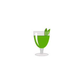 🍹 green drink, glass, beverage telegram sticker