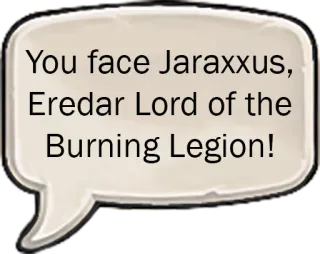 👹 Jaraxxus You face Jaraxxus, Eredar Lord of the Burning Legion! Jaraxxus, Seigneur Eredar, Légion Ardente, Jeu vidéo, Fantasy whatsapp sticker