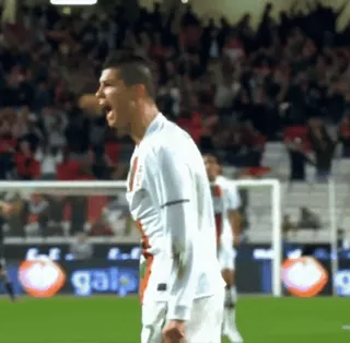 😡 Cristiano Ronaldo футбол, футбол, праздник, спорт, спортсмен, гол whatsapp sticker