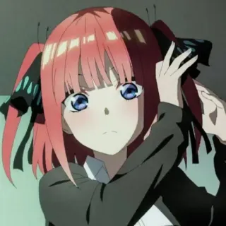 🦋 Nino Nakano The Quintessential Quintuplets Anime, Dibujos animados, Personaje, Chica, Nino Nakano, Las Quintillizas telegram sticker