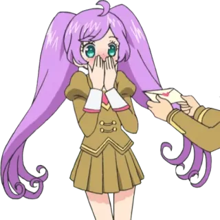 💌 anime, girl, letter, kawaii, cute telegram sticker