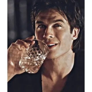 🎭 man, drinking, glass, alcohol, beverage, person telegram sticker