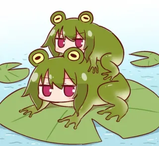 🦊 rã, anime, fofo, desenho animado, kawaii, ilustração, personagem telegram sticker