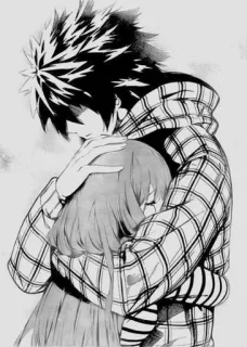 💗 Anime, Abraço, Casal, Mangá, Romance, Fofo telegram sticker