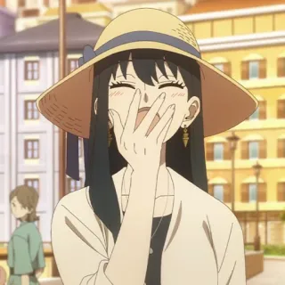 🗡 Yor Forger Spy x Family Anime, Yor Forger, Spy x Family, Karakter, Wanita, Kartun telegram sticker