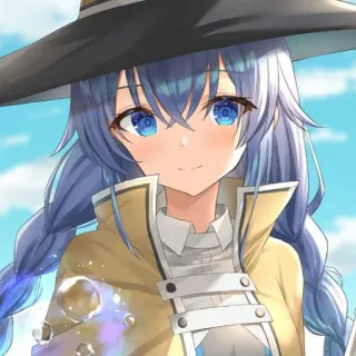 ❤️ anime, witch, mage, girl, cute telegram sticker